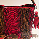 Python, handcolouriert
